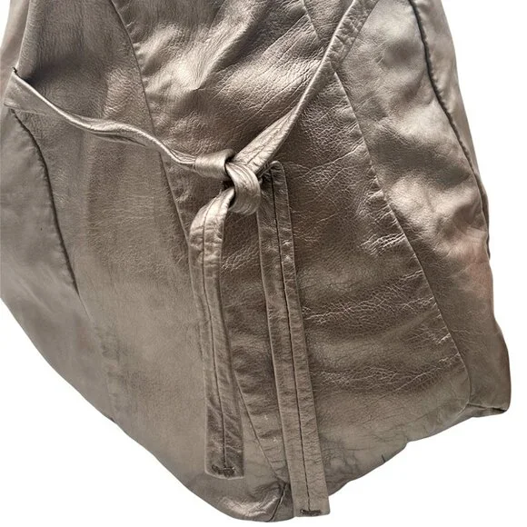 GUCCI Hysteria Fold-over Metallic Hobo Bag - Picture 3 of 14